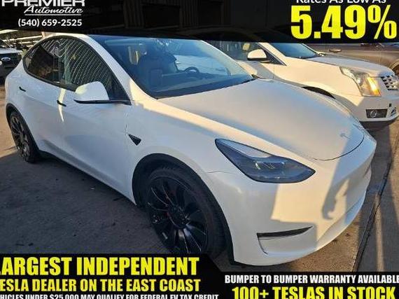 TESLA MODEL Y 2022 7SAYGDEFXNF489084 image